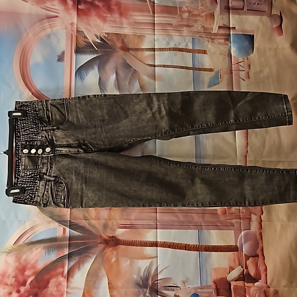 Dark Jeans Strech Waist